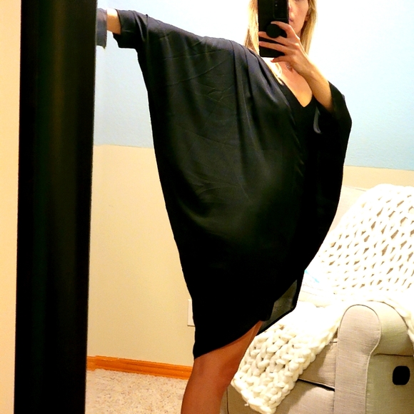 PinkBlush Black Kimono- O/S - Picture 3 of 11